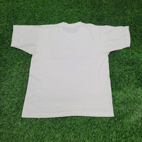 Vintage Braces Shirt Womens Large 21x25 White USA - Picture 2 of 14